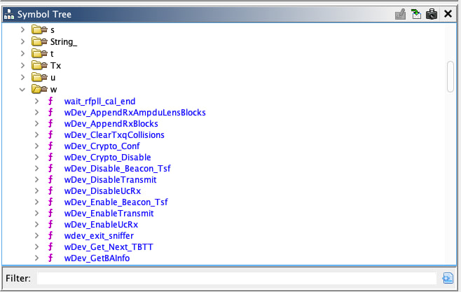 Fixed Function Table